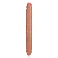 realrock podwojny model intymny dwustronny 35,6 cm beżowy