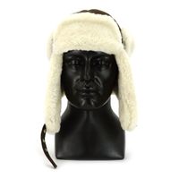 Czapka Czołgisty, zimowa czapka z owczej skóry 59 cm