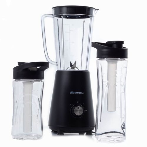 BLENDER KIELICHOWY SMOOTHIE 2 BIDONY 2 WKŁADY CHŁODZĄCE 5w1 RIWALL na Arena.pl