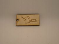 Breloczek z grawerem - Znaki Zodiaku - 60 x 30 mm