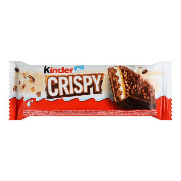 KINDER CRISPY KAKAWO ORZECHOWE 34G zdjęcie 1