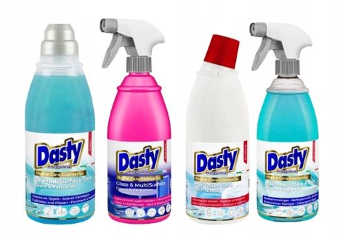 Dasty Zestaw Chemii Domowej - Szyby, Podłogi, Łazienka, Wc na Arena.pl