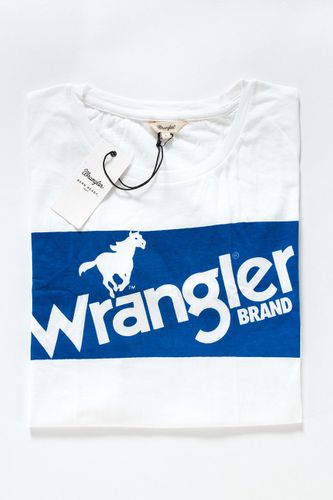 WRANGLER RETRO LOGO TEE WHITE W7350EV12 L na Arena.pl