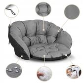 Poduszka Ogrodowa 122x40 cm na Krzesło Huśtawkę Wiszącą Bocianie Gniazdo