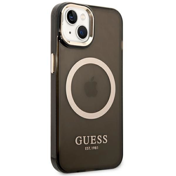 Etui Guess do iPhone 15 Plus, iPhone 14 Plus, Czarny, MagSafe zdjęcie 4