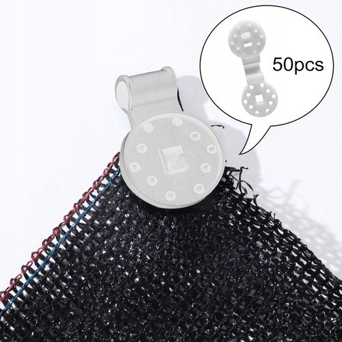 50 sztuk klipsów do tkanin zacieniających, zacisków do markiz, klipsów do na Arena.pl