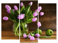 70 90CM OBRAZ 3 ELEM NOWALIJKI ŚCIENNY DRUK PŁÓTNO