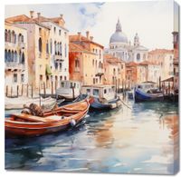 Obraz 100x100cm Wenecka Impresja