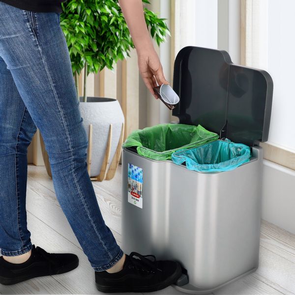 Curver 234471 Kosz Do Segregacji Duo Dalbin zdjęcie 7