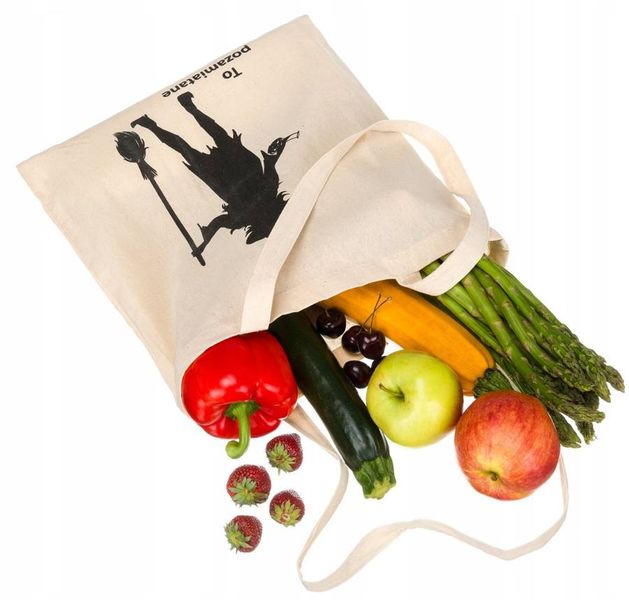 bawełniana torba typu shopper bag zdjęcie 5