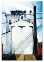 Plakat abstrakcja charles demuth ściana z plakatami 50x70 cm