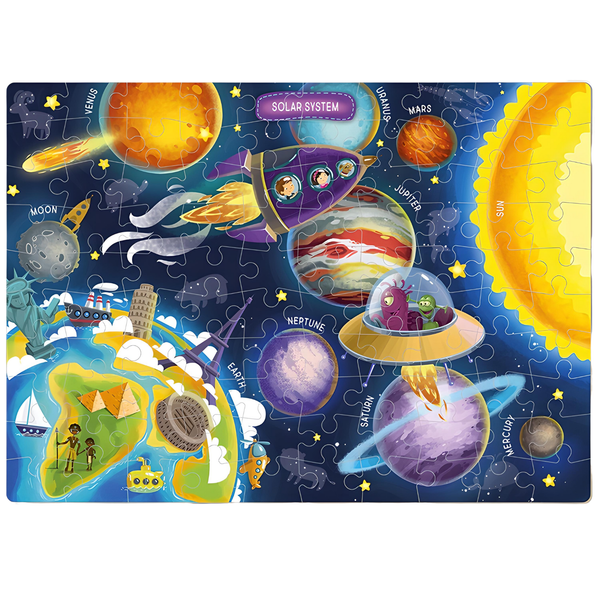 Puzzle Kosmos Planety Dodo 100 El  300141 zdjęcie 2