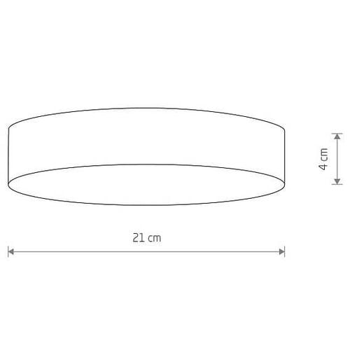 Lampa salonowa sufitowa Lid Round 10413 Nowodvorski LED 35W 4000K biała na Arena.pl