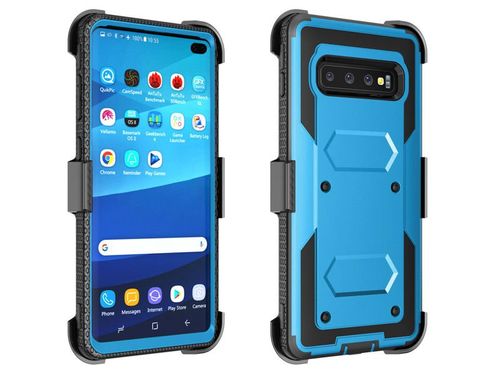 Etui Rugged Armor klips do Samsung Galaxy S10+ Plus Niebieski na Arena.pl