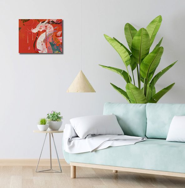 Obraz 40x30cm Orientacyjny Smok zdjęcie 2