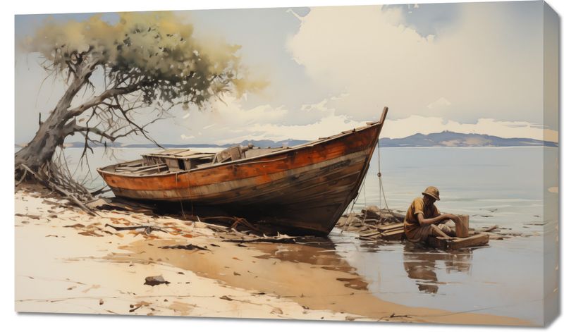 Obraz 100x60cm Spokój Przybrzeża zdjęcie 1