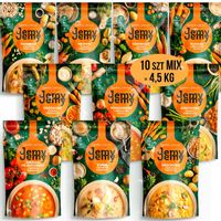 JEMY JEMY ZUPY TRADYCYJNE gotowe danie zupa ZESTAW 10sztuk MIX SMAKÓW 4,5KG