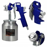 Pistolet lakierniczy 600ml 5bar 3 dysze 1,3-1,8 mm 90-170 l/min KD2114
