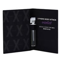 perfumy x-phero body attack violet for men, 1 ml