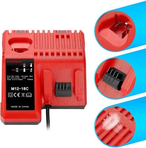 Ładowarka do Milwaukee M18 M12 12V - 18V akumulator M18B5 M18B4 M18BX na Arena.pl