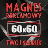 Magnesy reklamowe na samochód auto reklama magnetyczna 60x60cm
