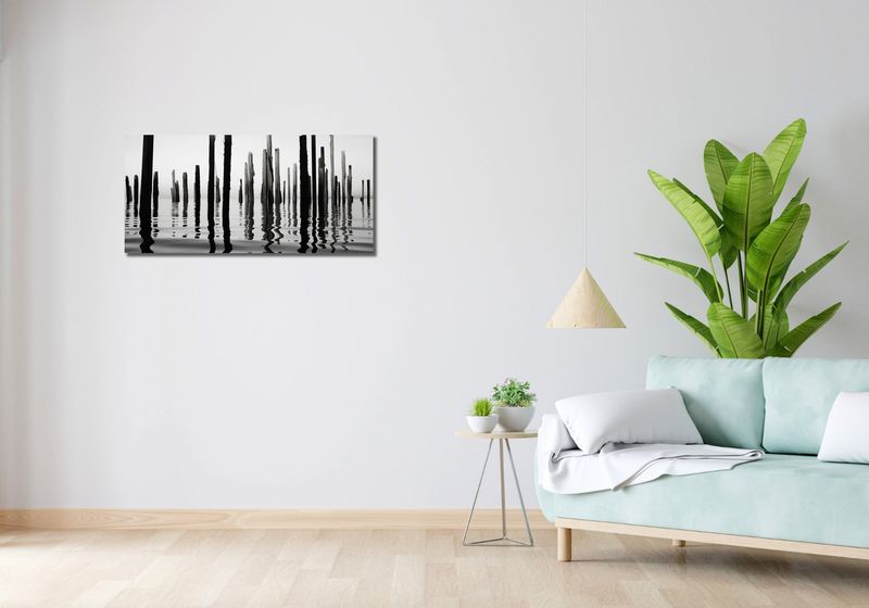 Obraz 90x40cm Refleksje Nad Wodą zdjęcie 2