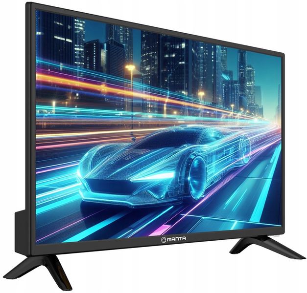 Telewizor 24 cale TV przenośny HD LED tuner dekoder DVBT2 USB +UCHWYT MANTA zdjęcie 10