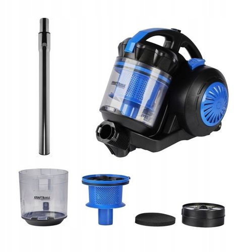 MOCNY LEKKI BEZWORKOWY ODKURZACZ CYKLONOWY DOMOWY 5M FILTR na Arena.pl