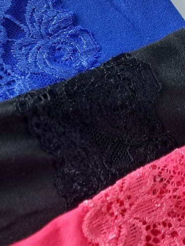 6x ODDYCHAJĄCE BAMBUSOWE MAJTKI FIGI KORONKOWE Z WYSOKIM STANEM 3XL #25 na Arena.pl