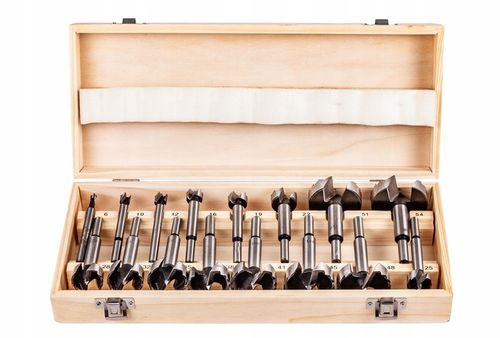 SĘKOWNIKI FREZY WIERTŁA DO DREWNA 6-54 mm 16 el na Arena.pl