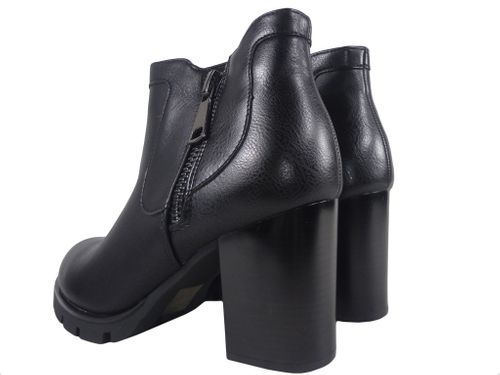 Wysokie czarne botki damskie buty eko skóra 37 na Arena.pl