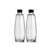 DWIE SZKLANE BUTELKI DO SATURATORA SODASTREAM DUO 2X1L