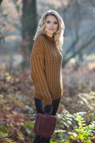 Sweter F591 Ecru UNI na Arena.pl