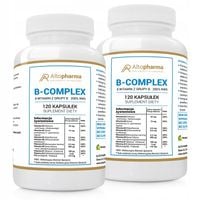 WITAMINA B COMPLEX 200% RWS Metabolizm Zmęczenie Układ Nerwowy 240 kap