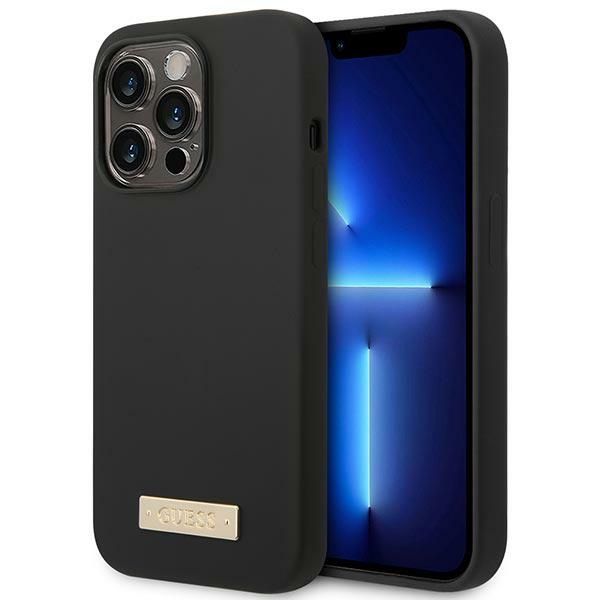 Etui Guess do iPhone 14 Pro, Czarny, MagSafe zdjęcie 1