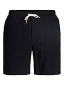 Jack&Jones męskie szorty JPSTJAIDEN COBA STRIPE JOG SHORTS REG SN 12274413 BLACK M