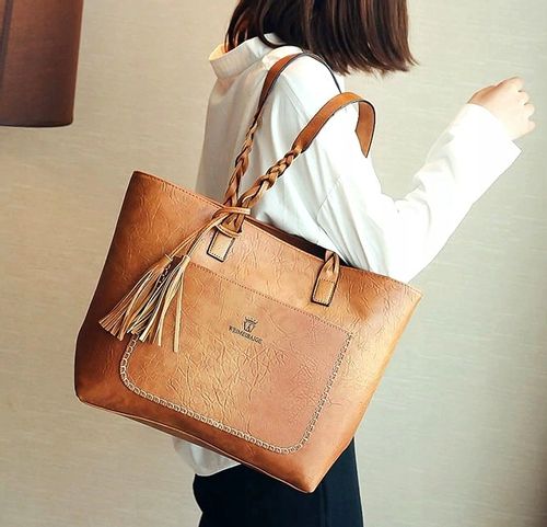 Damska Torebka Shopper Duża A4 Pojemna Klasyczna na Arena.pl