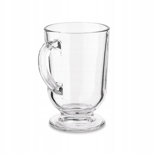 SZKLANKI do KAWY KUBEK z Uchem WYSOKIE Szklane Tadar Latte Mocha 6x300 ml na Arena.pl