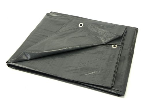 PLANDEKA UNIWERSALNA WZMACNIANA GRUBA 6x12 M SZARA GEKO G70546 120 g/mkw na Arena.pl