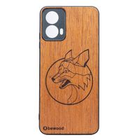 Drewniane Etui Bewood do Motorola G34 5G LIS MERBAU