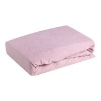 Prześcieradło frotte z gumką Ala 180x200 +20cm pudrowe