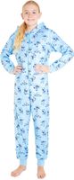 Dziewczęca Piżama Kigurumi Onesie z Kapturem Wygodna Niebieska 11–12 lat