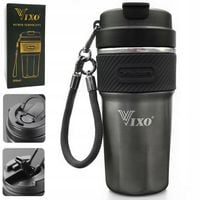 KUBEK TERMICZNY Z POWŁOKĄ CERAMICZNĄ 500ML NA KAWĘ TERMOS BIDON STAL