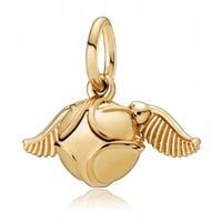 Zawieszka SREBRO 925 Charms Koralik Złoty Znicz Quidditch Harry Potter