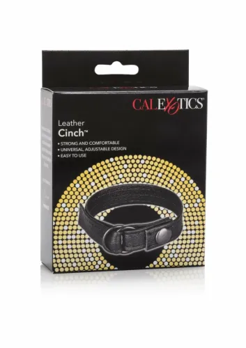 calexotics leather cinch regulowany pasek skorzany czarny na Arena.pl