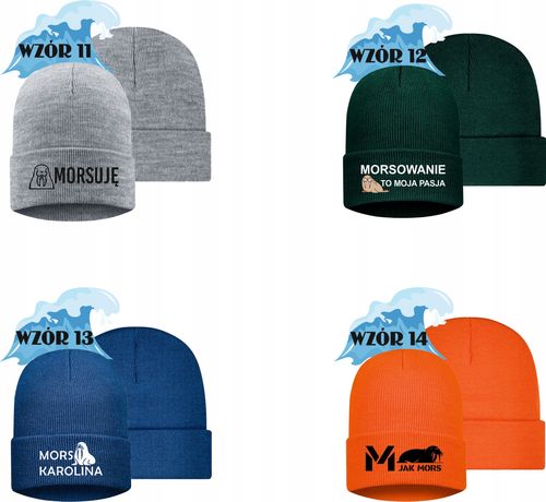 Czapka zimowa TWÓJ WŁASNY HAFT IMIĘ NAPIS kierownik zbiornika DLA MORSA na Arena.pl