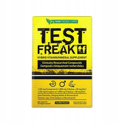 PHARMAFREAK TEST FREAK BOOSTER TESTOSTERON 120k zdjęcie 3