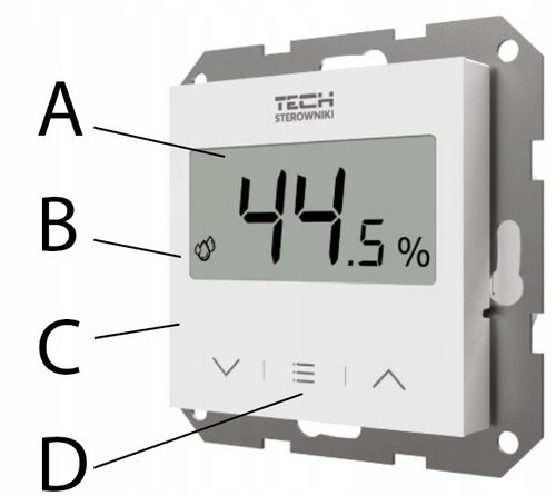 STEROWNIK REGULATOR TERMOSTAT POKOJOWY PODTYNKOWY BIAŁY F-12B TECH L-X TECH na Arena.pl