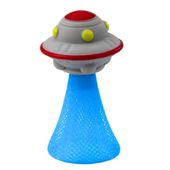 ZABAWKOWY KOLOROWY STATEK KOSMICZNY Z EFEKTAMI ŚWIETLNYMI