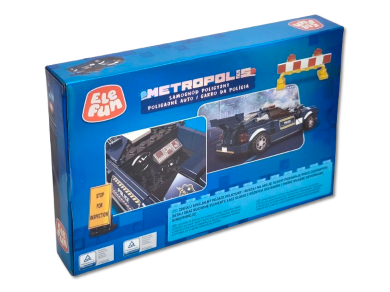 Klocki Elefun Metropolis Samochód Policyjny C5008 zdjęcie 6